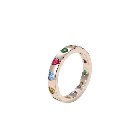 Churumbela colores plata 925