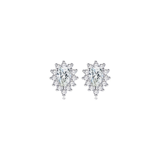 Arete circonia plata 925