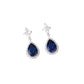 Arete gota plata 925