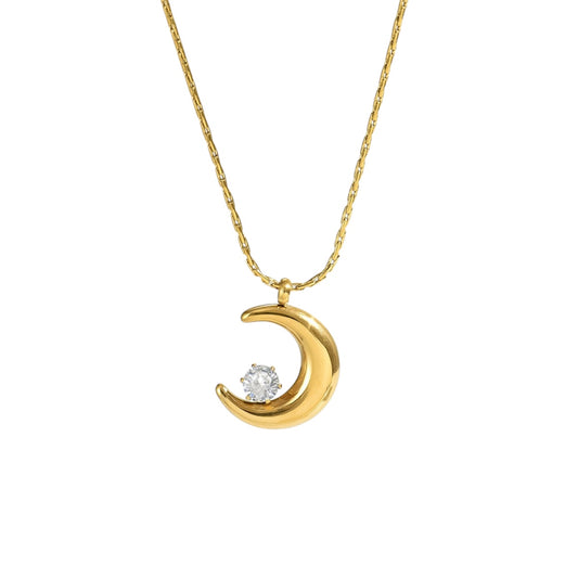 Collar Luna Circonia