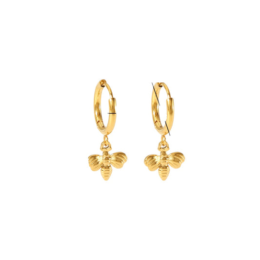 Arete huggie abeja