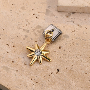 Charm estrella dorado