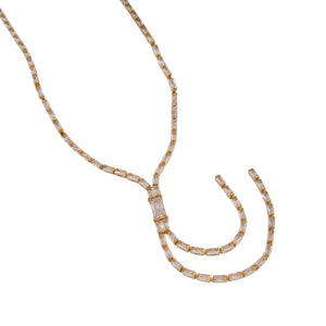 Collar corbata circonia