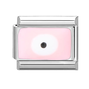 Charm ojo rosa