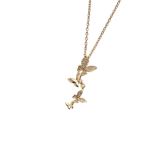 Collar multi mariposas