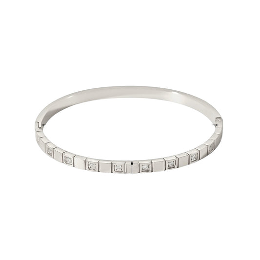 Brazalete circonia cuadrados