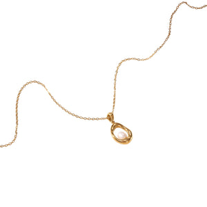 Collar aro perla