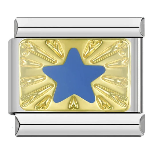 Charm estrella azul
