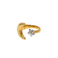 Anillo luna y estrella