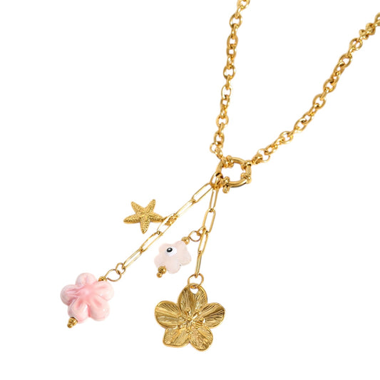 Collar multi flor