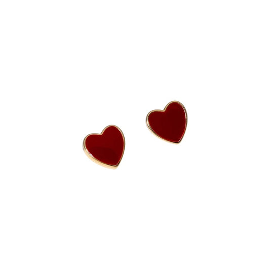 Arete corazón mini