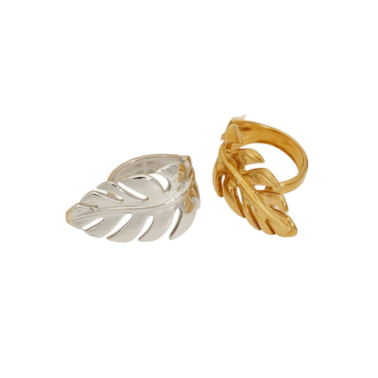 Anillo hojas
