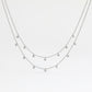 Collar doble circonias