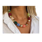 Collar acrílico chunky colores