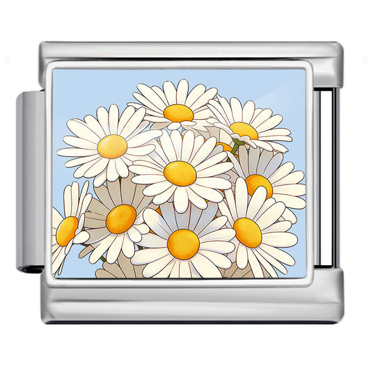 Charm flor blanca