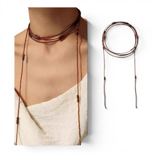 Collar corbata extra largo