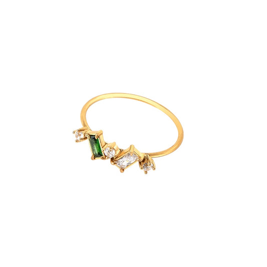 Anillo cristales colores