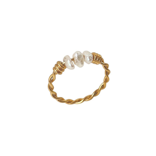 Anillo perla