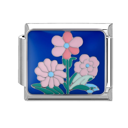 Charm flor dorada