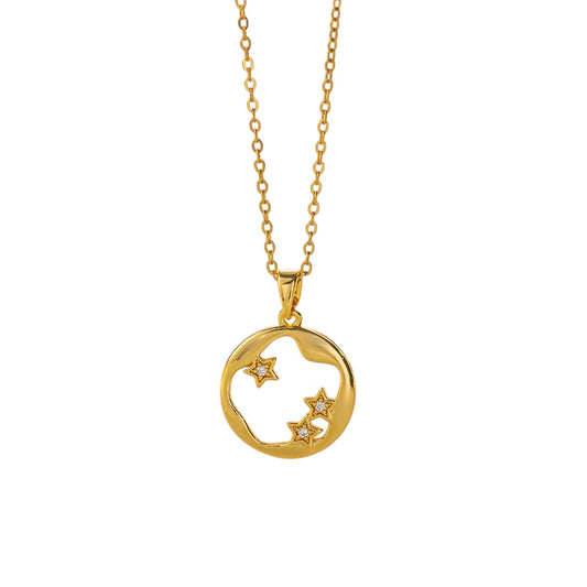 Collar estrella medalla