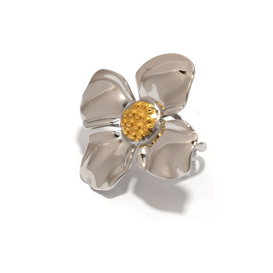 Anillo flor jumbo